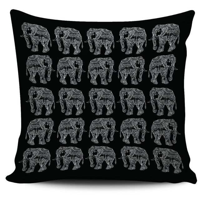 March of the Elephants Pillow Case - DesignsByLouiseAdkins