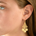 Victoria Filigree Diamond Drop Earrings - DesignsByLouiseAdkins