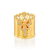 Filigree Handmade Ring with Diamonds - DesignsByLouiseAdkins