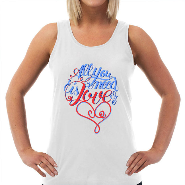 All You Need Is Love Next Level  tank - DesignsByLouiseAdkins