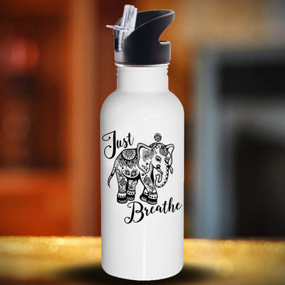 Just Breathe Water Bottles - DesignsByLouiseAdkins