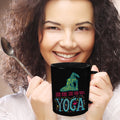 Your Mind Soul And Body Yoga Coffee Mug - Black - DesignsByLouiseAdkins