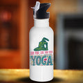 Your Mind Soul And Body Yoga  Water Bottles - DesignsByLouiseAdkins
