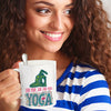 Your Mind Soul And Body Yoga Coffee Mug - White - DesignsByLouiseAdkins