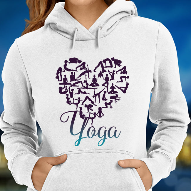Yoga Adult Unisex Hoodie - DesignsByLouiseAdkins