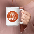 Tea Is My Sprit  White Coffee Mug