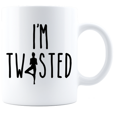 I'm Twisted Coffee Mug - White - DesignsByLouiseAdkins