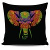 Floral Elephant Multi Color Pillow Case - DesignsByLouiseAdkins