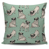 Pug Dog Lovers Pillow Case - DesignsByLouiseAdkins