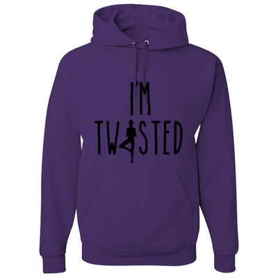 I'm Twisted Adult Unisex Hoodie - DesignsByLouiseAdkins