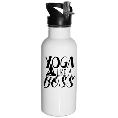 Yoga Like A Boss Water Bottles - DesignsByLouiseAdkins